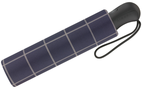 Esprit Herren Taschenschirm Easymatic Auf-Zu Automatik Gents - check blue