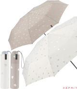 Esprit Mini Taschenschirm Handöffner Shimmering Hearts