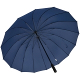 iX-brella leichter 16-teiliger Golf-Partnerschirm - XXL mit Softgriff einfarbig insignia blau