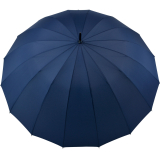 iX-brella leichter 16-teiliger Golf-Partnerschirm - XXL mit Softgriff einfarbig insignia blau