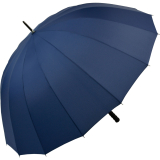 iX-brella leichter 16-teiliger Golf-Partnerschirm - XXL mit Softgriff einfarbig insignia blau