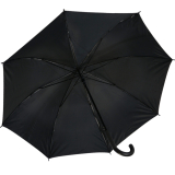 Falconetti® Stockschirm mit Automatik - silber-schwarz