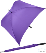 All Square® voll quadratischer Regenschirm - violett