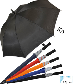 Falcone® Reflex Regenschirm Fiberglas mit reflektierendem Einfassband
