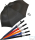 Falcone® Reflex Regenschirm Fiberglas mit reflektierendem Einfassband