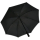 Falcone® Reflex Regenschirm Fiberglas mit reflektierendem Einfassband - schwarz