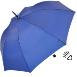 Falcone® Reflex Regenschirm Fiberglas mit reflektierendem Einfassband - blau