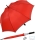 Falcone® Reflex Regenschirm Fiberglas mit reflektierendem Einfassband - rot