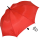 Falcone® Reflex Regenschirm Fiberglas mit reflektierendem Einfassband - rot