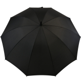 Falcone® XXL Golfschirm Fiberglas 10-teilig windsicher - schwarz