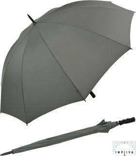 Falcone® XXL Golfschirm Fiberglas 10-teilig windsicher - grau