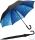 Falcone® Stockschirm Automatik Doppelbespannung Hamburger Himmel - Regen - schwarz