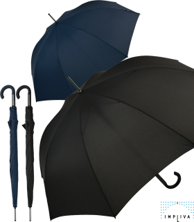 Falcone® XXL Regenschirm Automatik Fiberglas mit Rundhakengriff