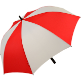 Falcone® XXL Regenschirm Automatik Fiberglas - rot-weiß