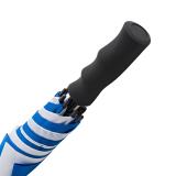 Falcone® XXL Regenschirm Automatik Fiberglas - blau-weiß