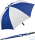 Falcone® XXL Regenschirm Automatik Fiberglas - navy-weiß