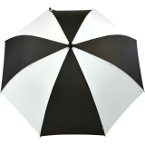Falcone® XXL Regenschirm Automatik Fiberglas - schwarz-weiß