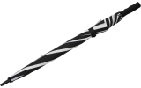 Falcone® XXL Regenschirm Automatik Fiberglas - schwarz-weiß