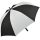 Falcone® XXL Regenschirm Automatik Fiberglas - schwarz-weiß