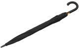Falcone® luxuriöser Golfschirm Automatik windsicher Rundhakengriff - schwarz