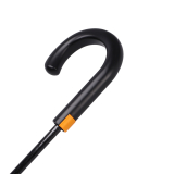 Falcone® luxuriöser Golfschirm Automatik windsicher Rundhakengriff - schwarz