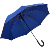 Falcone® luxuriöser Golfschirm Automatik windsicher Rundhakengriff - blau
