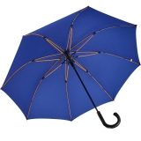 Falcone® luxuriöser Golfschirm Automatik windsicher Rundhakengriff - blau