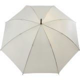 Impliva XXL Golfschirm Fiberglas Handöffner - creme weiß