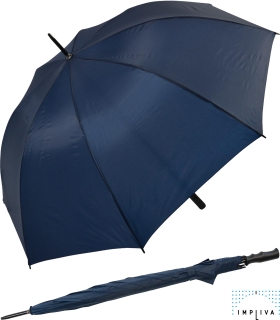 Impliva XXL Golfschirm Fiberglas Handöffner - navy