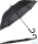 Falcone® luxuriöser XXL Regenschirm Automatik Fiberglas - schwarz-nickel