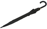 Falcone® luxuriöser XXL Regenschirm Automatik Fiberglas - schwarz-gold