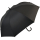 Falcone® luxuriöser XXL Regenschirm Automatik Fiberglas - schwarz-gold