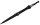 Falcone® XXL 140cm Riesen-Golfschirm mit starkem doppeltem Glasfibergestell - schwarz