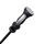Falcone® XXL 140cm Riesen-Golfschirm mit starkem doppeltem Glasfibergestell - schwarz