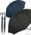 Falcone® XXL Regenschirm 10-teilig Fiberglas windsicher Rundhakengriff