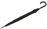 Falcone® XXL Regenschirm 10-teilig Fiberglas windsicher Rundhakengriff - schwarz