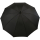 Falcone® XXL Regenschirm 10-teilig Fiberglas windsicher Rundhakengriff - schwarz