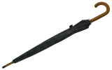 Falcone® 16-teiliger Regenschirm Holzstock sturmfest mit Holzgriff - check