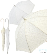 Falcone® Brautschirm Regenschirm Hochzeit mit Spitze