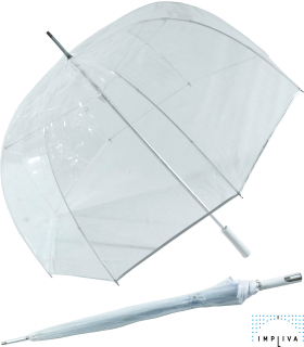 Falcone® XL Glockenschirm durchsichtig transparent - weiß