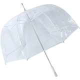 Falcone® XL Glockenschirm durchsichtig transparent - weiß