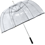 Falcone® XL Glockenschirm durchsichtig transparent - schwarz