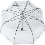 Falcone® XL Glockenschirm durchsichtig transparent - schwarz