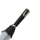 Falcone® XL Glockenschirm durchsichtig transparent - schwarz