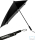 STORMaxi Sturmschirm aerodynamischer Regenschirm Metallic - nickel