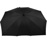 Falcone® XXL rechteckiger Regenschirm für zwei Personen - schwarz