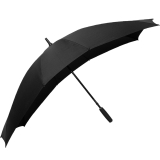 Falcone® XXL rechteckiger Regenschirm für zwei Personen - schwarz