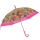 Falconetti Kinderschirm durchsichtig transparent - Tulpen - pink