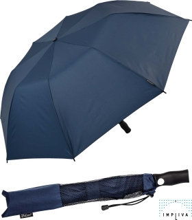 Falcone® XXL 120 cm Trekking Taschenschirm Automatik - navy