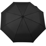 miniMAX® Herren Taschenschirm Auf-Zu-Automatik mit Rundhakengriff - schwarz